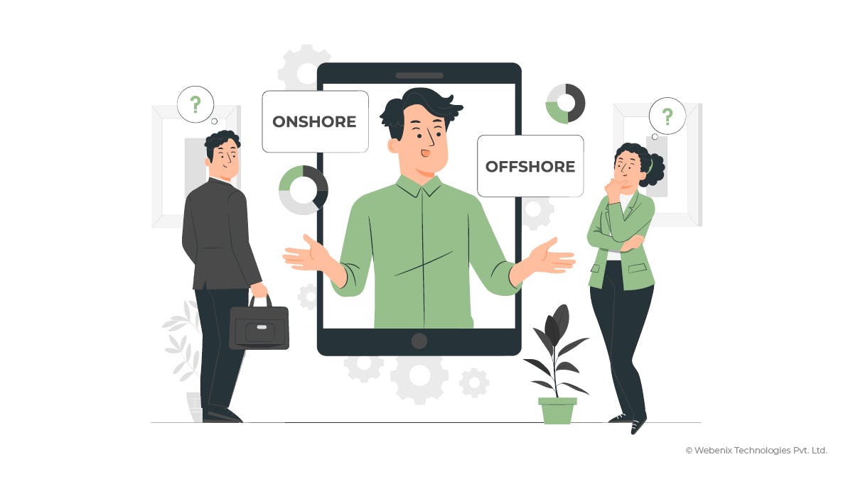 Know the difference Onshore Vs Offshore Software Development